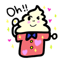 BABU series NO.10 SOFT CREAM sticker #187429