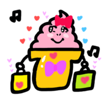 BABU series NO.10 SOFT CREAM sticker #187430