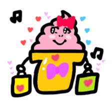 BABU series NO.10 SOFT CREAM sticker #187430