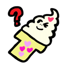 BABU series NO.10 SOFT CREAM sticker #187432