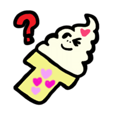 BABU series NO.10 SOFT CREAM sticker #187432
