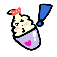 BABU series NO.10 SOFT CREAM sticker #187433