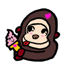 BABU series NO.10 SOFT CREAM sticker #187434