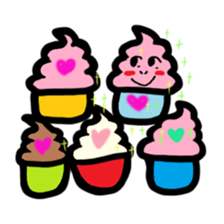 BABU series NO.10 SOFT CREAM sticker #187435