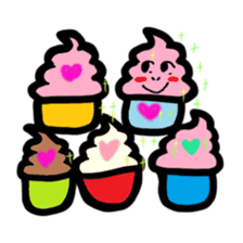 BABU series NO.10 SOFT CREAM sticker #187435