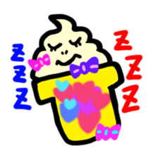 BABU series NO.10 SOFT CREAM sticker #187440