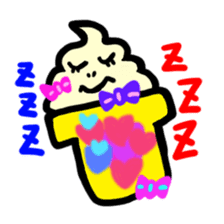 BABU series NO.10 SOFT CREAM sticker #187440