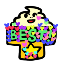 BABU series NO.10 SOFT CREAM sticker #187441