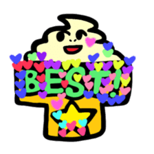 BABU series NO.10 SOFT CREAM sticker #187441