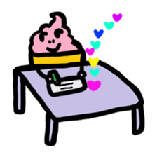 BABU series NO.10 SOFT CREAM sticker #187444