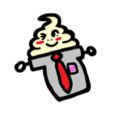 BABU series NO.10 SOFT CREAM sticker #187445