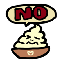 BABU series NO.10 SOFT CREAM sticker #187447