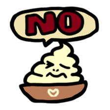BABU series NO.10 SOFT CREAM sticker #187447