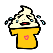 BABU series NO.10 SOFT CREAM sticker #187449