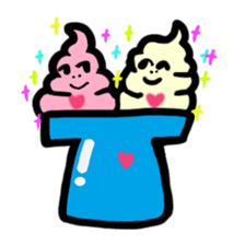 BABU series NO.10 SOFT CREAM sticker #187450