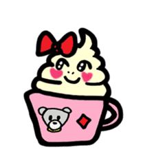 BABU series NO.10 SOFT CREAM sticker #187451