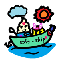 BABU series NO.10 SOFT CREAM sticker #187458