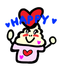 BABU series NO.10 SOFT CREAM sticker #187462