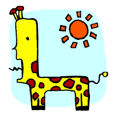 giraffe & zookeeper