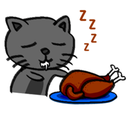 Atan and his Food sticker #187537