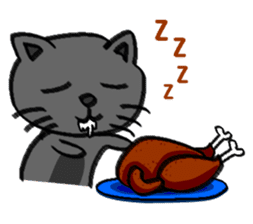 Atan and his Food sticker #187537