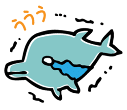 dolphin friends sticker #187735