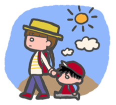 A boy's stamp for mamas sticker #187835