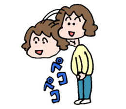 EASY-GOING GIRL sticker #188050