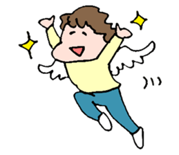 EASY-GOING GIRL sticker #188055