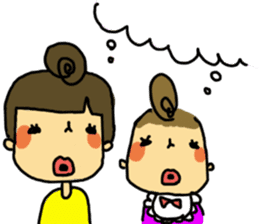 mama and baby sticker #188243