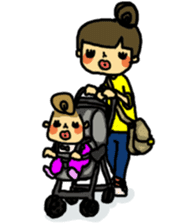 mama and baby sticker #188247