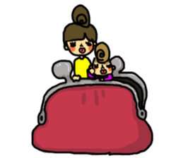 mama and baby sticker #188248