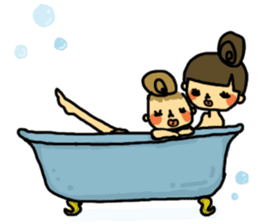 mama and baby sticker #188249