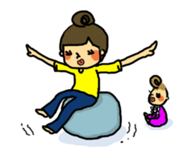 mama and baby sticker #188250