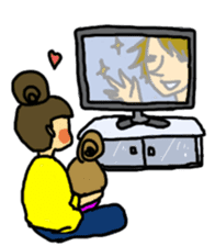 mama and baby sticker #188252