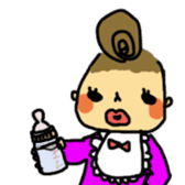 mama and baby sticker #188270