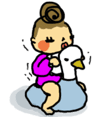 mama and baby sticker #188275