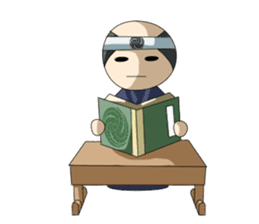 Samurai -Pretty princess & cool samurai sticker #189071