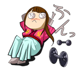 Samurai -Pretty princess & cool samurai sticker #189094