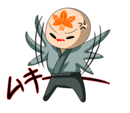 Samurai -Pretty princess & cool samurai sticker #189101