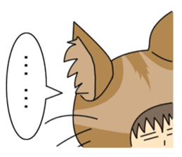 Cat salaryman sticker #189271