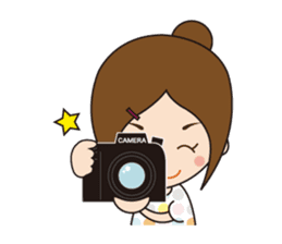 Woman Photographer sticker #189345