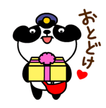 Mailman of the panda sticker #190162