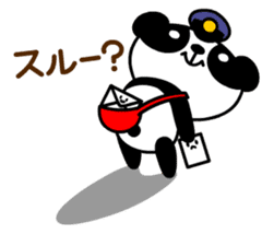 Mailman of the panda sticker #190181