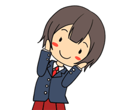 I high school girls ! sticker #190467