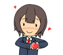 I high school girls ! sticker #190481