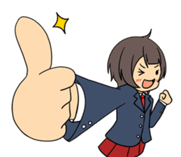 I high school girls ! sticker #190483