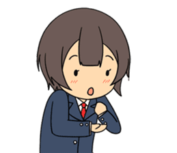 I high school girls ! sticker #190498