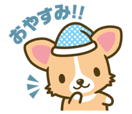 welsh corgi sticker #190627