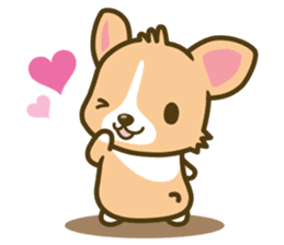 welsh corgi sticker #190629